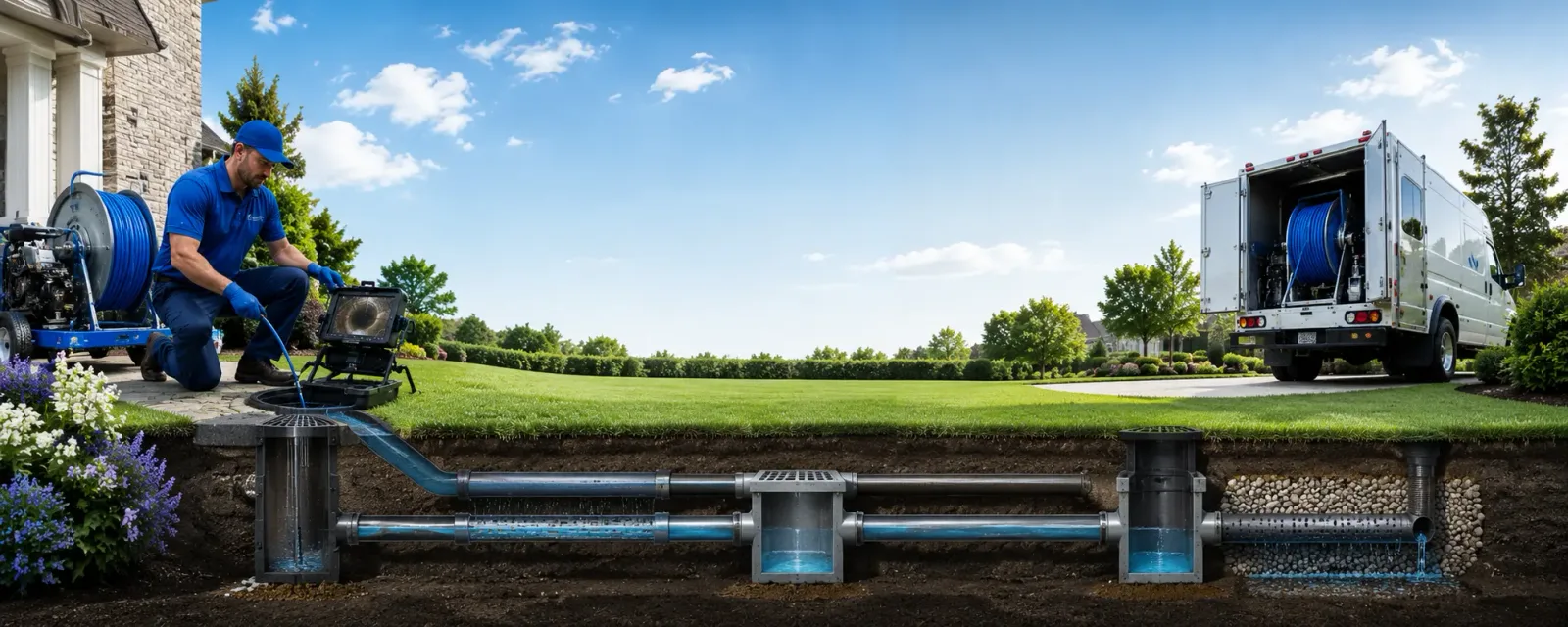 Outdoor drain cleaning information for Little Elm, TX